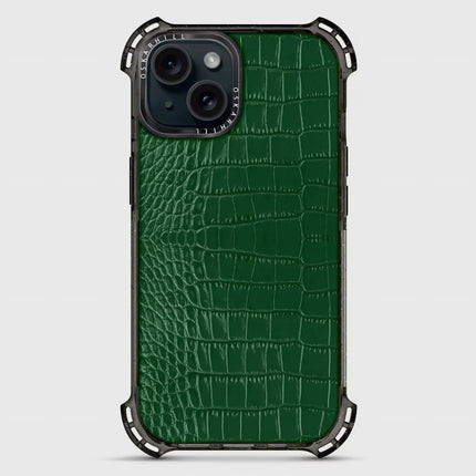 iPhone 14 Alligator Bounce Case MagSafe Compatible Dark Green