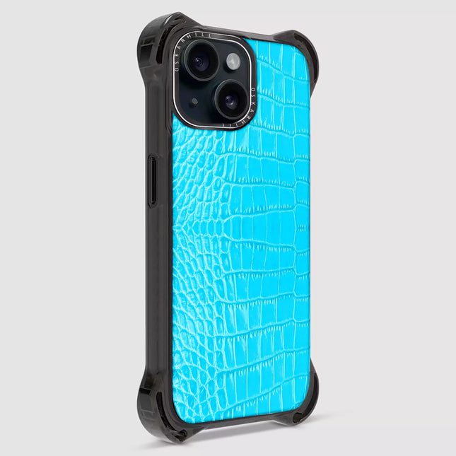 iPhone 15 Alligator Bounce Case MagSafe Compatible Sky Blue