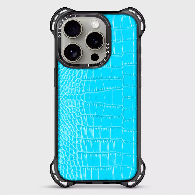 iPhone 15 Pro Max Alligator Bounce Case MagSafe Compatible Sky Blue