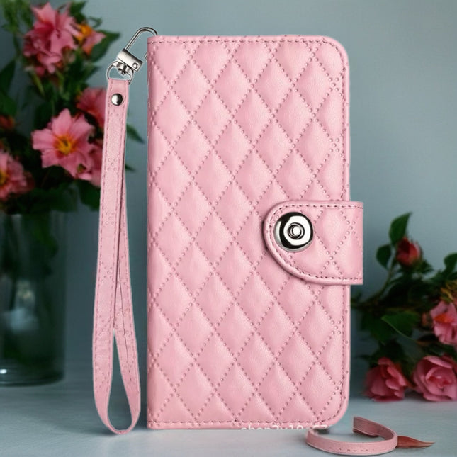 Luxe Quilted Phone Wallet Case with Card Slots | Magnetic Flip Stand Cover