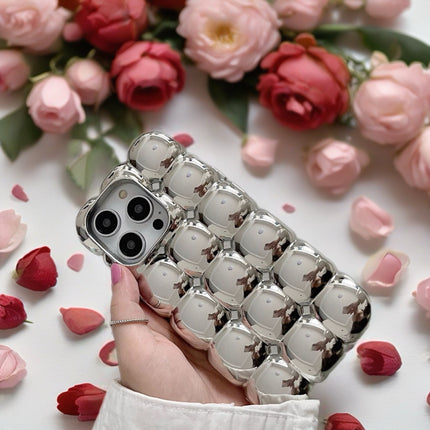 Chrome Bubble Bear Case for iPhone | Reflective 3D Shockproof Protective Phone Cover