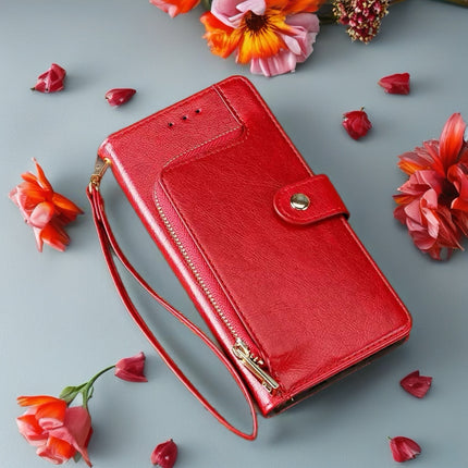 Valencia Luxe Zip Wallet Phone Case Multi Card Leather Cover with Wrist Strap
