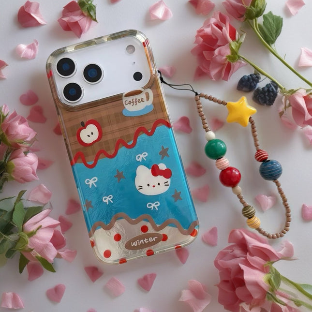 Kitty Dessert Clear Case for iPhone | Kawaii Protective Phone Cover