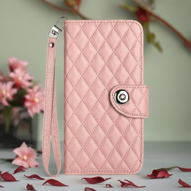 Luxe Quilted Phone Wallet Case with Card Slots | Magnetic Flip Stand Cover