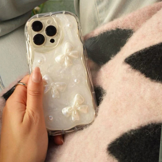 Pearls & Bows Phone Case – Cute Protective