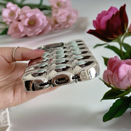 Chrome Bubble Bear Case for iPhone | Reflective 3D Shockproof Protective Phone Cover