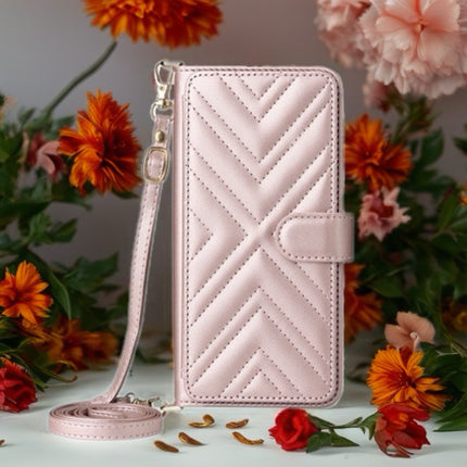 Aurelia Quilted Wallet Phone Case with Card Slots, Secure Snap & Detachable Strap