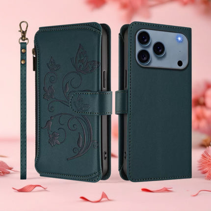 Velora Zip Phone Wallet Case with Card Slots & Wrist Strap | Secure Flip Stand Phone Cover