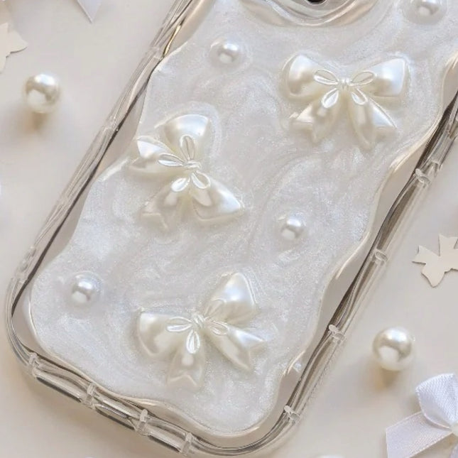 Pearls & Bows Phone Case – Cute Protective