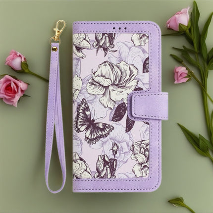 Tropical Tone Leather iPhone Wallet Case | Flip Cover with Card Slots & Wrist Strap