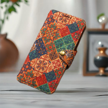Beautiful Bohemian Wallet iPhone Case with Card Slot, Wallet Flip Phone Case