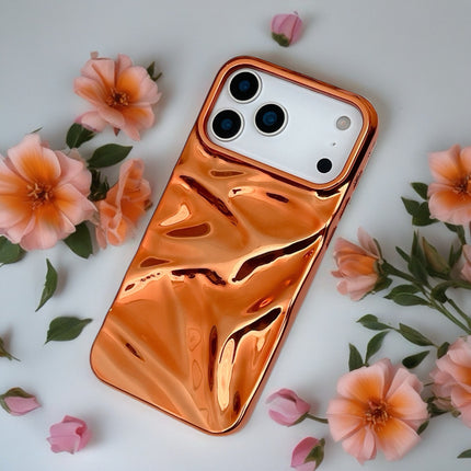 Chrome Wave Case for iPhone | Glossy Shockproof Protective Phone Cover
