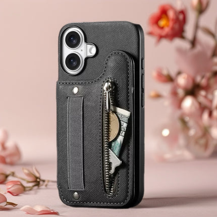 Multi Pocket Leather Phone Case with Zipper | Card Holder Phone Cover with Button Closure