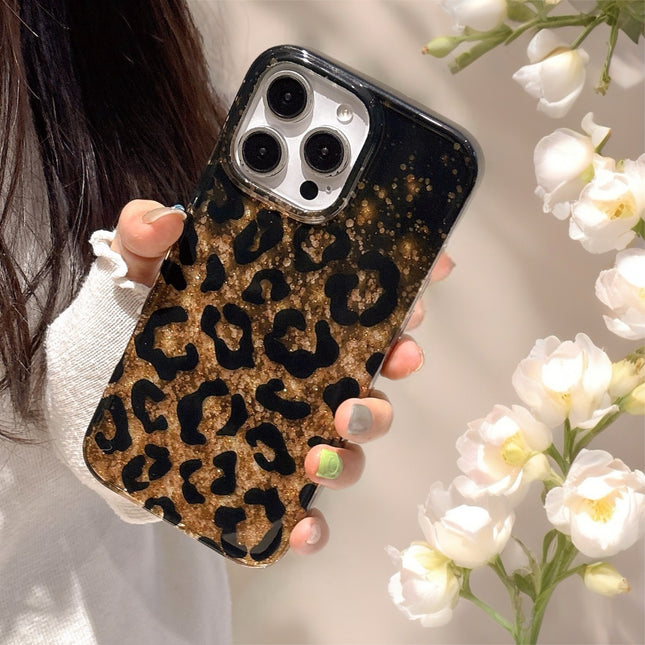 Zahara Luxe Leopard Glitter Phone Case Glossy Bold Protective Design