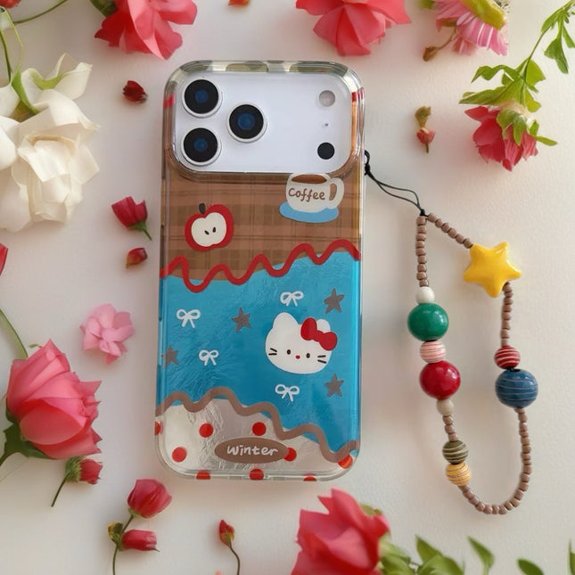 Kitty Dessert Clear Case for iPhone | Kawaii Protective Phone Cover