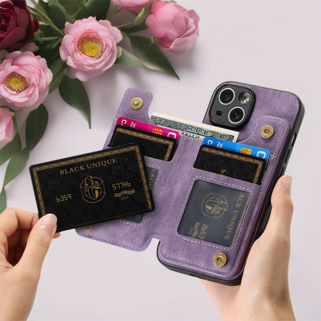 Prestige Zip Leather Phone Case | Wallet Phone Cover with Card Slots