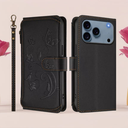 Velora Zip Phone Wallet Case with Card Slots & Wrist Strap | Secure Flip Stand Phone Cover