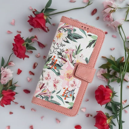 Tropical Tone Leather iPhone Wallet Case | Flip Cover with Card Slots & Wrist Strap