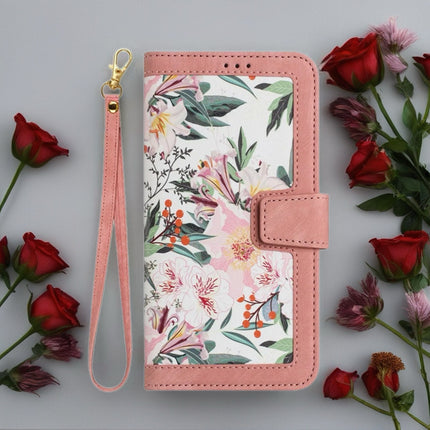 Tropical Tone Leather iPhone Wallet Case | Flip Cover with Card Slots & Wrist Strap