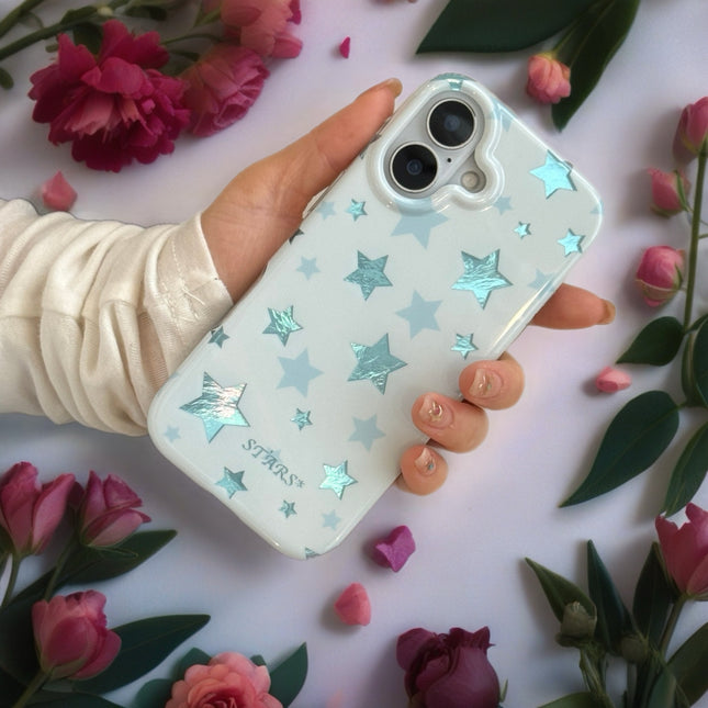 Metallic Polka Dot Case for iPhone | Glossy Shockproof Protective Phone Cover