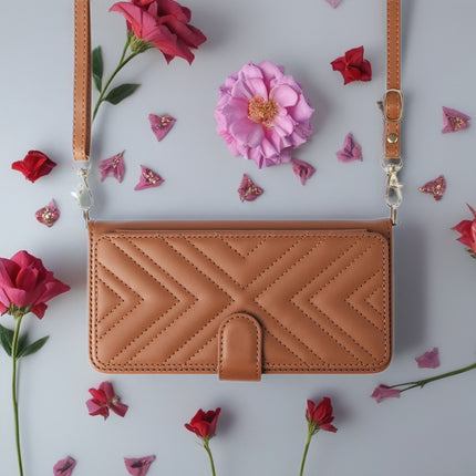 Aurelia Quilted Wallet Phone Case with Card Slots, Secure Snap & Detachable Strap