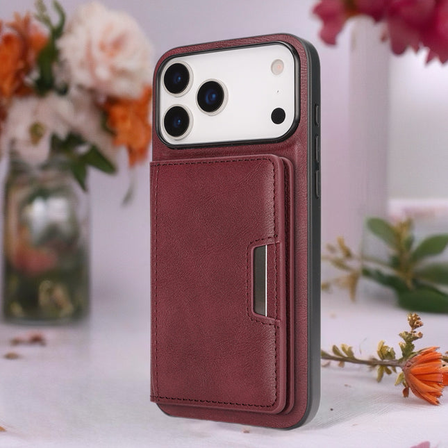 Heritage Snap Leather Wallet Phone Case Magnetic Card Holder with Protective