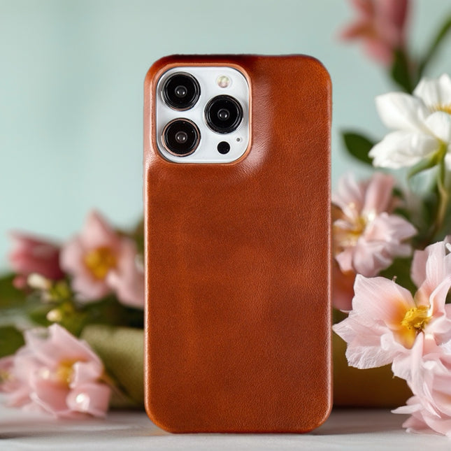 Leather Phone Case | Minimal Back Cover with Classic Finish & Everyday Protection