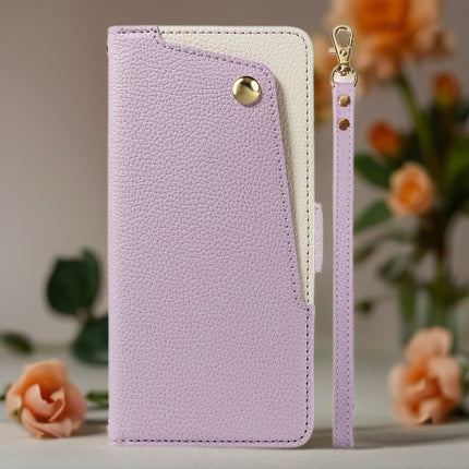 PetalLuxe Leather Wallet Phone Case Card Holder Stand Cover with Wrist Strap