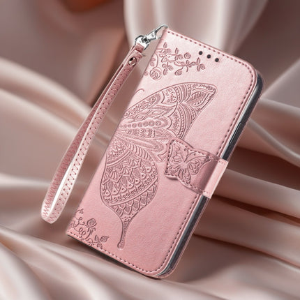 Butterfly Leather Wallet Phone Case with Card Slot and Flip Cover, Protective Case for iPhone