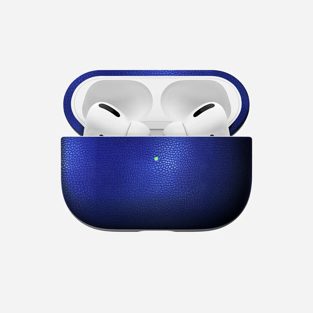 The AirPods Pro (2nd gen) Navy Blue Case Personalised Name Gold