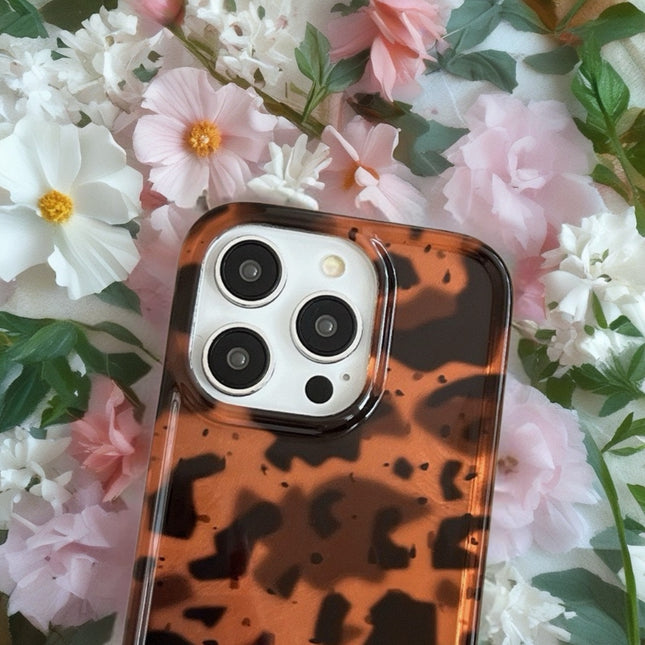 Sienna Luxe Tortoise Shell Phone Case Timeless Gloss Protection Cover