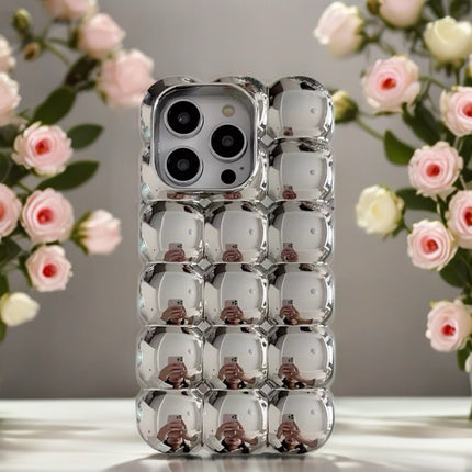 Chrome Bubble Bear Case for iPhone | Reflective 3D Shockproof Protective Phone Cover