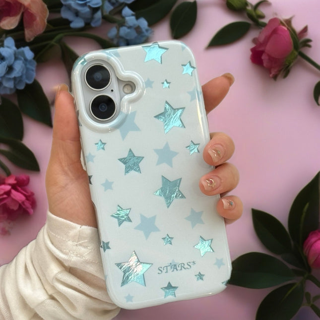 Metallic Polka Dot Case for iPhone | Glossy Shockproof Protective Phone Cover