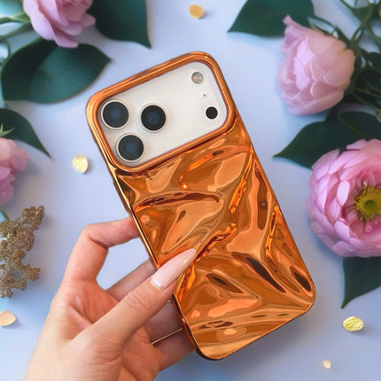 Chrome Wave Case for iPhone | Glossy Shockproof Protective Phone Cover