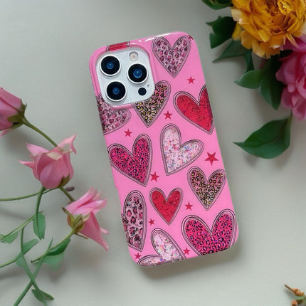 Valentina Sparkle Heart Phone Case Gloss Protective Cover