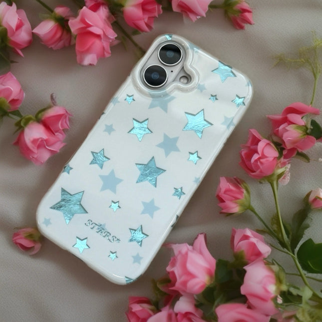 Metallic Polka Dot Case for iPhone | Glossy Shockproof Protective Phone Cover