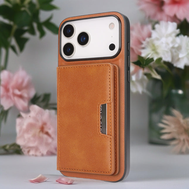 Heritage Snap Leather Wallet Phone Case Magnetic Card Holder with Protective