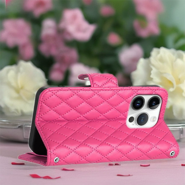 Luxe Quilted Phone Wallet Case with Card Slots | Magnetic Flip Stand Cover