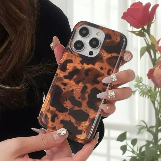 Sienna Luxe Tortoise Shell Phone Case Timeless Gloss Protection Cover