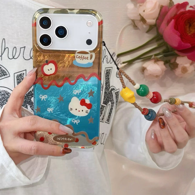 Kitty Dessert Clear Case for iPhone | Kawaii Protective Phone Cover