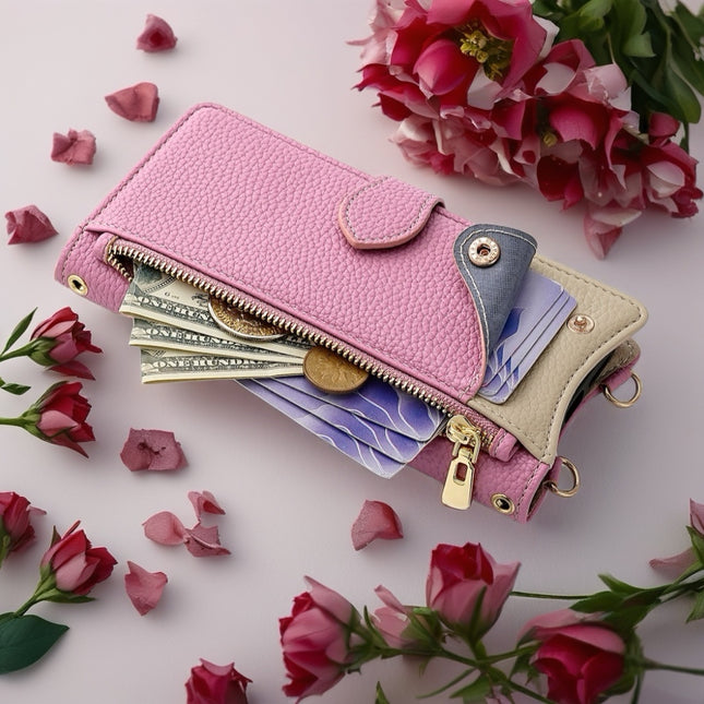 Luxe Multicolour Phone Wallet Case | Premium Leather Cover with Card Storage & Reliable Protection