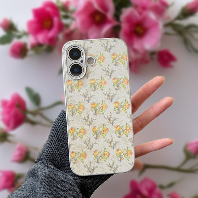 Elysia Floral MagSafe Wallet Phone Case with Elegant Card Holder