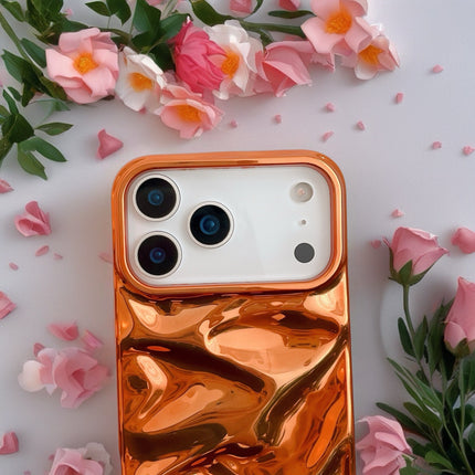 Chrome Wave Case for iPhone | Glossy Shockproof Protective Phone Cover