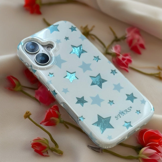 Metallic Polka Dot Case for iPhone | Glossy Shockproof Protective Phone Cover