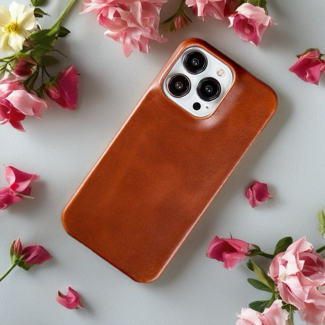 Leather Phone Case | Minimal Back Cover with Classic Finish & Everyday Protection