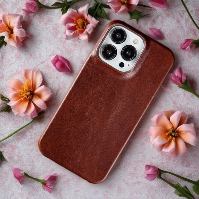 Leather Phone Case | Minimal Back Cover with Classic Finish & Everyday Protection