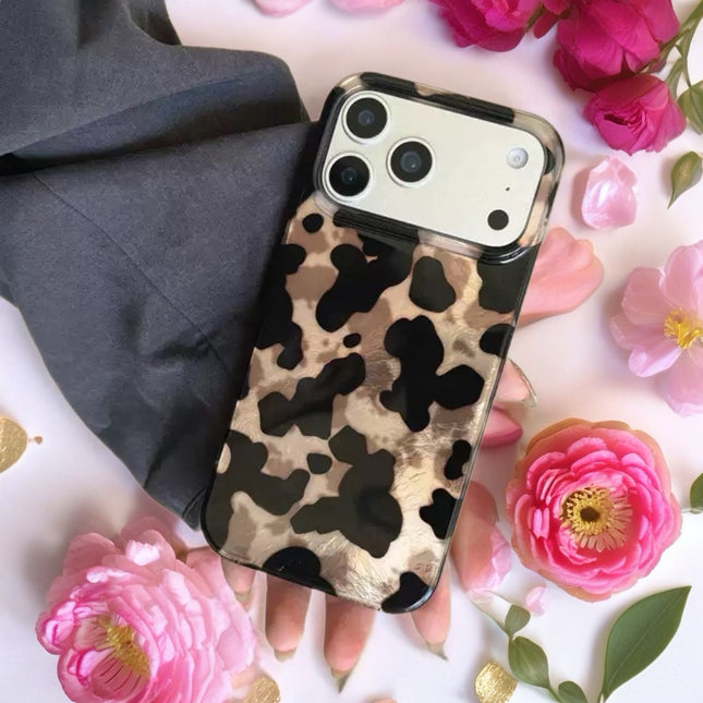 Glam Kitty Leopard Phone Case – Luxe Charm Gloss Protection