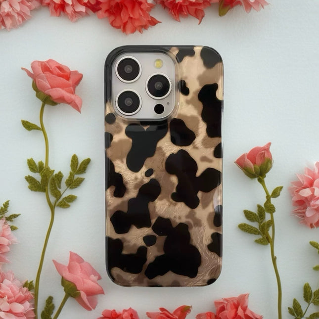 Glam Kitty Leopard Phone Case – Luxe Charm Gloss Protection