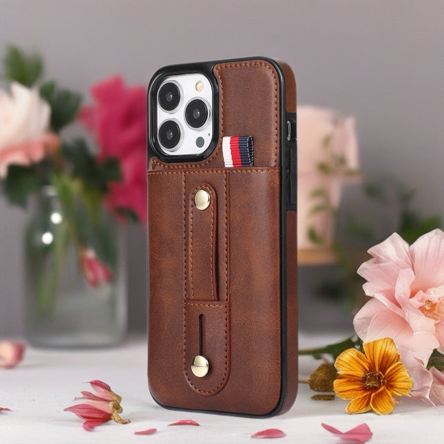 Leather Wallet Case for iPhone | Card Holder Phone Cover