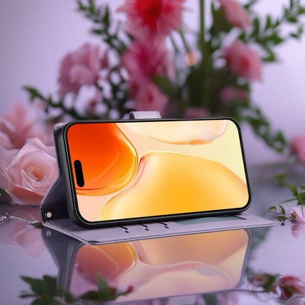 Leather Quilted iPhone Wallet Case | Flip Cover with Card Slots, Wrist Strap & Full Protection